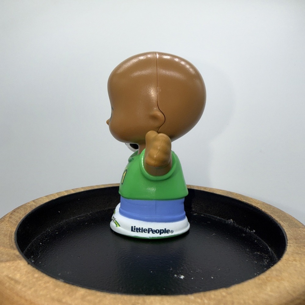 Fisher Price Little People Soccer Player Ball Bald Boy 2024 - Picture 2 of 4